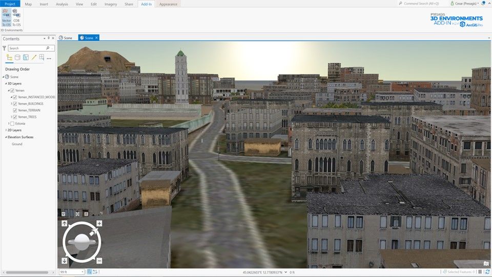 3D Environments Add-in for ArcGIS Pro