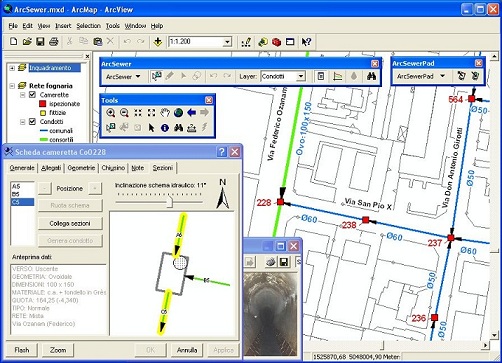 MapSewer for ArcGIS Desktop