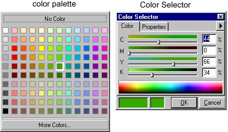 [O-Image] color palette and Color Selector