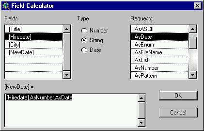 [O-Image] isodatetime field calculator new date
