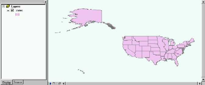 [O-Image] States before region ArcMap