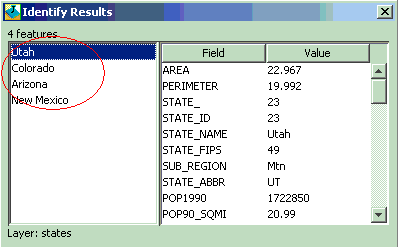 [O-Image] identify results dialog