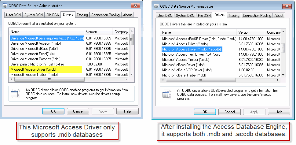 How To Connect To Microsoft Access 2007 2010 ACCDB Files In ArcGIS