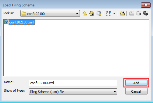 Select conf102100.zip file downloaded from step 1