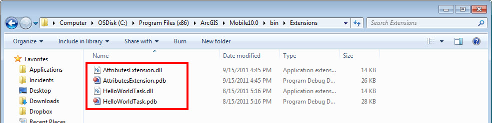 [O-Image] ArcGIS Mobile Install folder