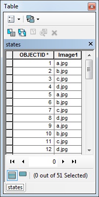 [O-Image] Attribute Table