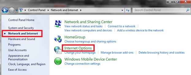 [O-Image] Internet Options