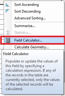 Select Field Calculator