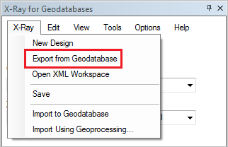 Export from geodatabase