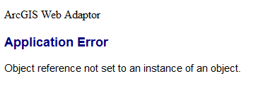 Image of the error message