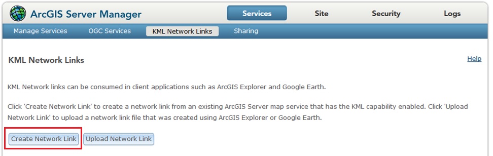 Image of arcgis server manager