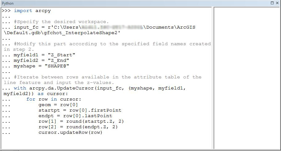 The image of the sample script.