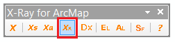 The X-Ray for ArcMap toolbar.