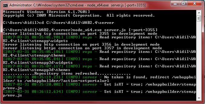 picture of command prompt window with result