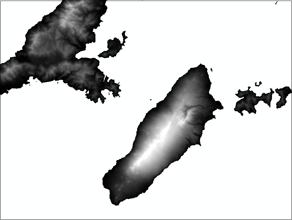 An image of the mosaic dataset with defined and built overviews.