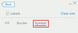 image of Symbol tab