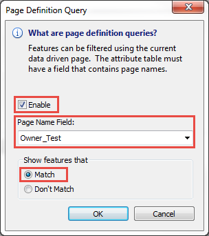 Page Definition Query