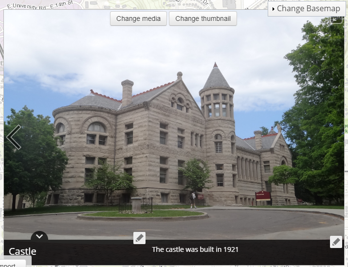 An example of an image inserted in Esri Story Maps.