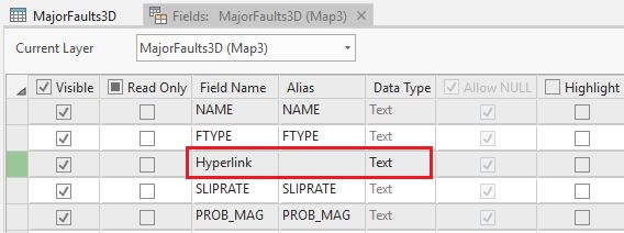 Image showing adding field name and data type for the new field.
