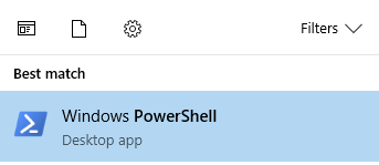 Image of Windows Powershell