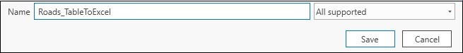 The Output Excel File window.