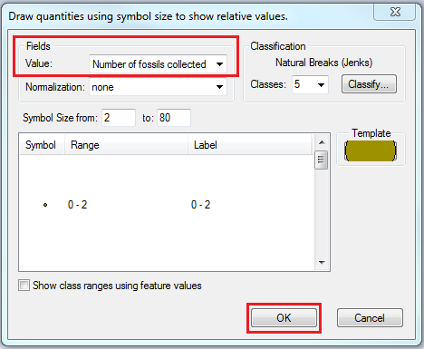 Specify the variation of the related data.