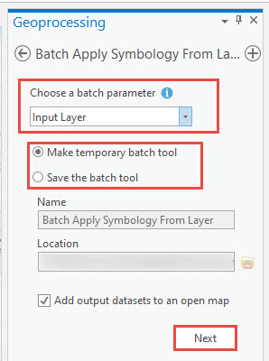 Batch Apply Symbology From Layer pane