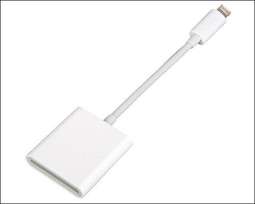 Image showing the iPad SD Card reader dongle