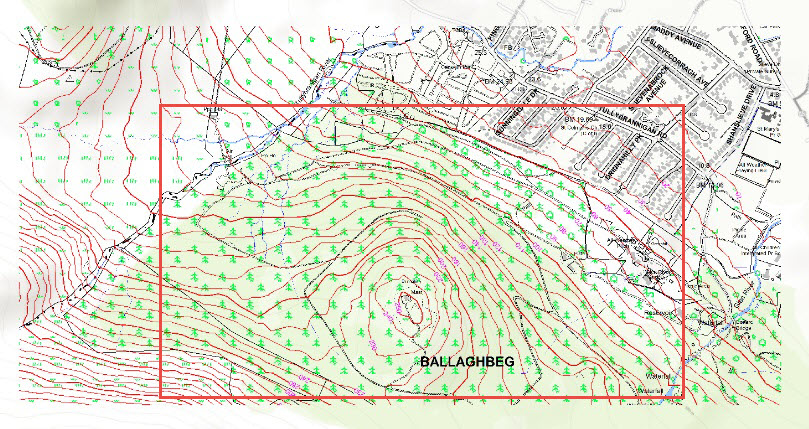 Screenshot of the TIFF image with the basemap underneath