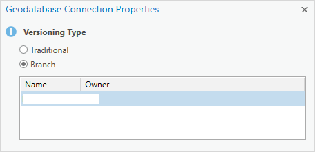 The Geodatabase Connection Properties window.