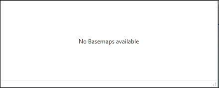 Image of an empty basemap gallery