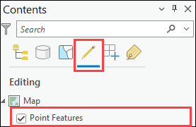 Click the List by Editing tab in the Contents pane