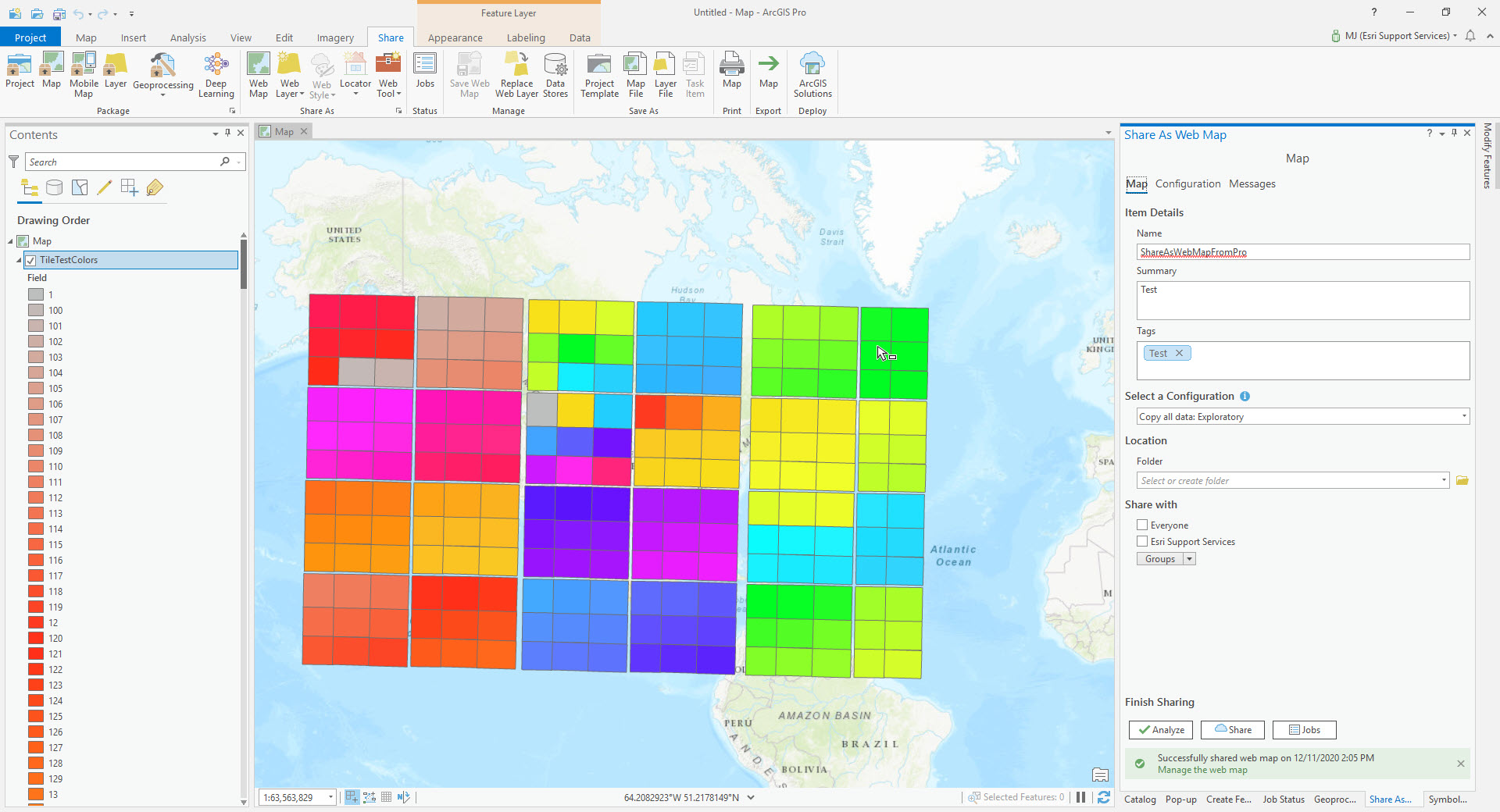 Layer with more than 200 unique values represented by more than 10 unique colors in ArcGIS Pro