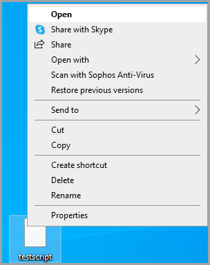 Image of the the Edit with IDLE and Run with ArcGIS Pro options are not available in the context menu