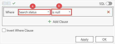 Image of Clause mode query example