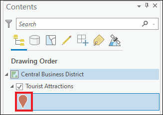 Click the layer's symbol in the Contents pane to display the Format Point Symbol pane.