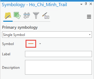 ArcGIS Pro Symbology pane with Symbol icon selected