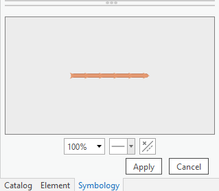 Updated ArcGIS Pro Format Line Symbol preview window