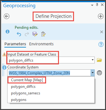 The pane with the Using Export Features option