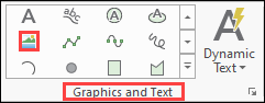 The Insert tab with the Picture element in the Graphics and Text group.