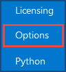 Options tab in Project window.png
