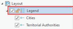 Open the Format Legend pane by double-clicking the legend layer