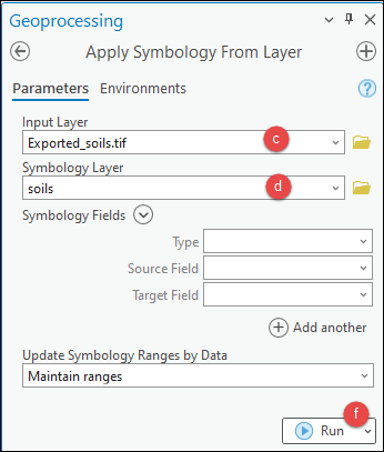 Use the Apply Symbology From Layer tool to transfer symbology settings from one layer to another.