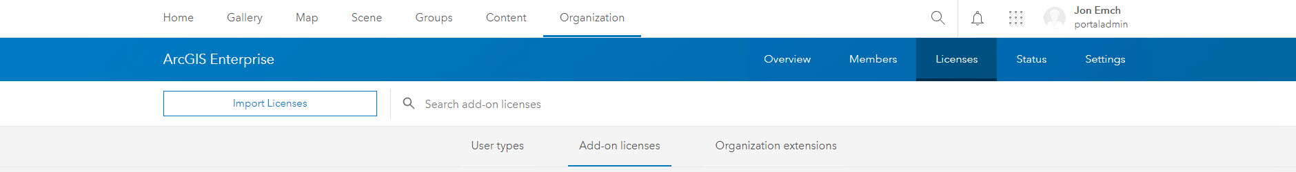 Portal License Authorization