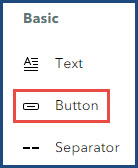 Button option in the block palette