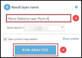 Naming the result layer