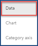 The Data tab in the Serial chart window