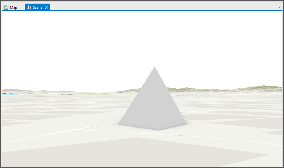 A 3D pyramid in ArcGIS Pro