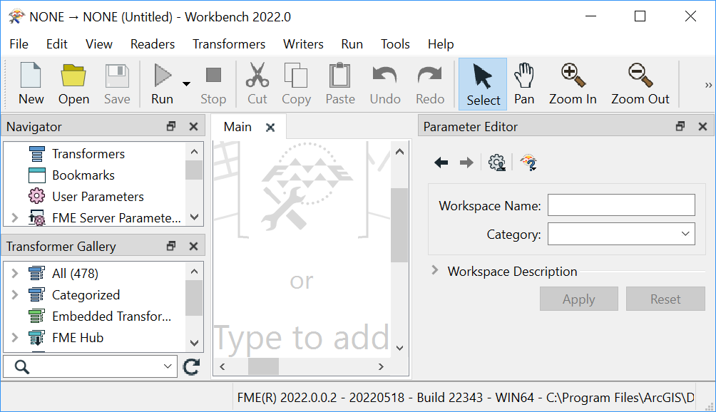 fme workbench console