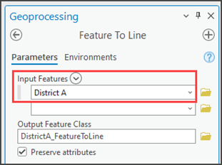 Configuring the Feature To Line parameter